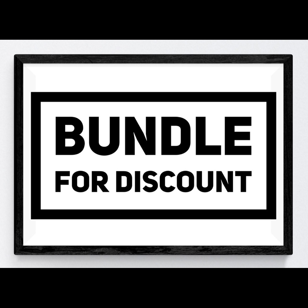 Bundle for discount and make an offer